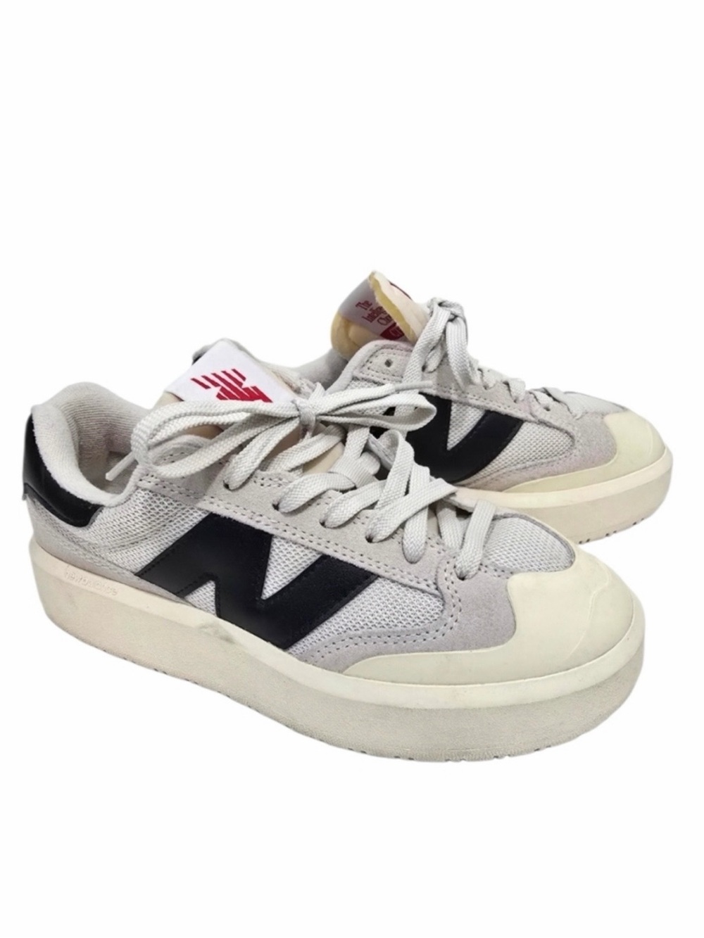 New Balance the Intelligent Choice CT302 Beige Black Sneakers 'N' Logo